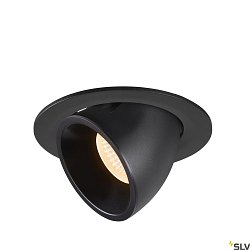LED Ceiling recessed luminaire NUMINOS GIMBLE L, 2700K, 20, black