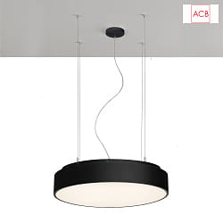pendant luminaire ISIA AIR CLEANER 3927 with switch, with remote control T5 IP20, black