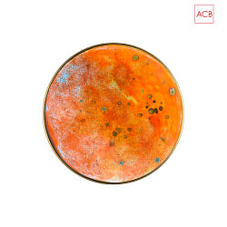 Deko Scheibe fr LED Wandleuchte CHAMALEON 16/3975, Keramik orange