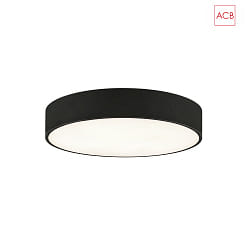 ceiling luminaire ISIA 3453/40 with switch IP20, black
