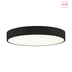 ceiling luminaire ISIA 3453/60 with switch, Casambi IP20, black