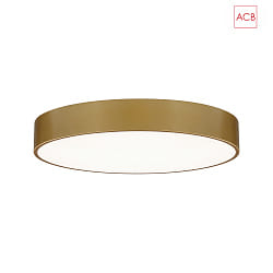 ceiling luminaire ISIA 3453/60 with switch, Casambi IP20, gold