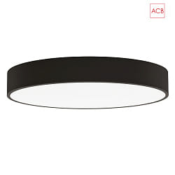 ceiling luminaire ISIA 3453/80 with switch, Casambi IP20, black