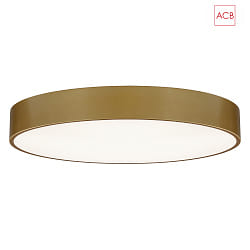ceiling luminaire ISIA 3453/80 with switch, Casambi IP20, gold