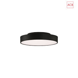 ceiling luminaire ROMA 3974/40 with diffuser IP20, black