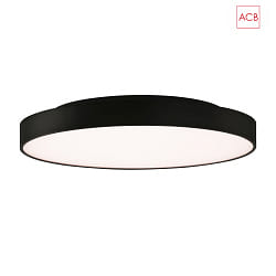 ceiling luminaire ROMA 3974/60 with diffuser IP20, black