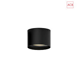 ceiling luminaire TECH 3987/10 with diffuser IP44, black