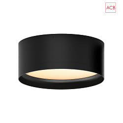 ceiling luminaire TECH 3987/20 with diffuser IP44, black
