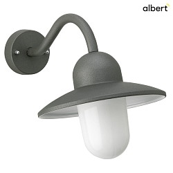 outdoor wall luminaire TYPE NO 0649 E27 IP44, anthracite dimmable