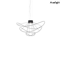 LED pendant luminaire SP HOOPS 3, up / down, 34W, 3000K, 2660lm, IP20, black