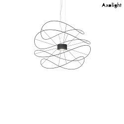 LED pendant luminaire SP HOOPS 4, up / down, 34W, 3000K, 2660lm, IP20, black