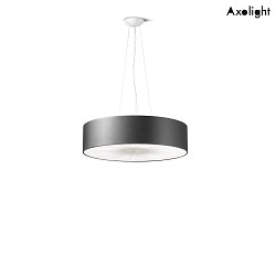 Pendant luminaire PL SKIN 070 pendant luminaire, E27, IP20, with cover below, matt black / white
