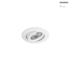 recessed luminaire OLENI swivelling, Dim-To-Warm IP20, white dimmable 6W 410lm 1800 - 3000K 38 38 CRI >80