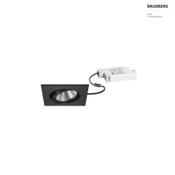 recessed luminaire LAKIL-S square, swivelling, for VDU workstation, Dim-To-Warm, set of 1 IP20