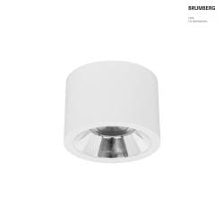 downlight APOLLO MAXI smooth, round, DALI controllable IP20, powder coated, white dimmable