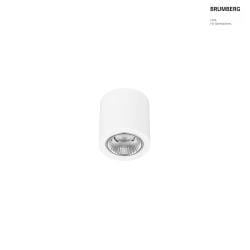 downlight APOLLO MINI round, switchable, faceted IP20, powder coated, white 