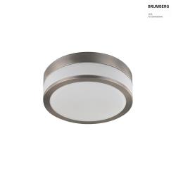 wall and ceiling luminaire EREVAN  23CM 2 flames E27 IP44, nickel matt dimmable