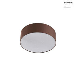 ceiling luminaire TIM  50CM up / down, with diffuser E27 IP20, nickel matt dimmable