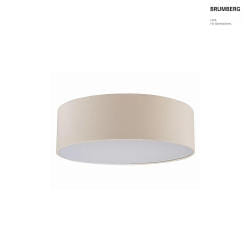 ceiling luminaire TIM  50CM up / down, with diffuser E27 IP20, nickel matt dimmable