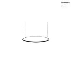 pendant luminaire ANDROS OUT  120CM Bluetooth controllable IP20, powder coated, black matt dimmable