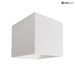wall luminaire CUBE up / down, cube shape G9 IP20, white dimmable