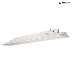 3-phase luminaire LINEAR PRO FOLD rigid, switchable, multipower IP20, white 