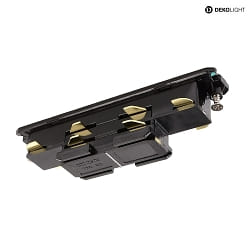 3-phase straight connector D LINE/DALI DALI controllable, electric, black