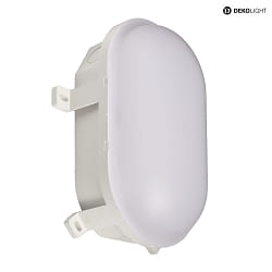 damp-proof luminaire SOTANO IP54 oval, CCT Switch, switchable, multipower IP54, white 