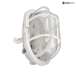 wall and ceiling luminaire SOTANO RETRO oval E27 IP44, white dimmable