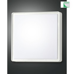 Fabas Luce OBAN LED Deckenleuchte, IP65, 30x30cm, wei, 3000K
