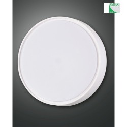 Fabas Luce HATTON LED Ceiling luminaire, IP65,  30cm, white, 4000K