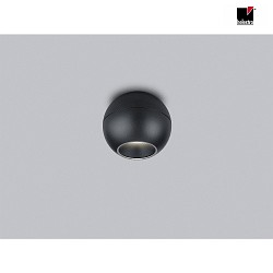 ceiling luminaire ETO IP20, black dimmable