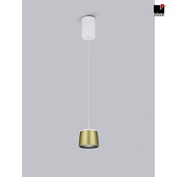 pendant luminaire OVE IP20, gold, white dimmable