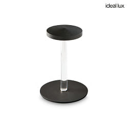 battery table lamp TOKI IP20, black dimmable