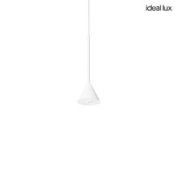 pendant luminaire ARCHIMEDE conical IP20, white 