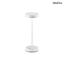 battery table lamp TOFFEE IP54, white dimmable