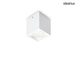 ceiling luminaire DOT square IP20, white dimmable