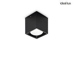 ceiling luminaire DOT square IP20, black dimmable