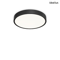 ceiling luminaire RAY 60 IP44, black dimmable
