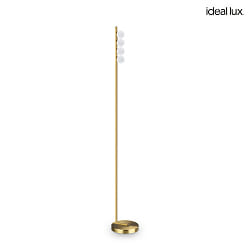 floor lamp PING PONG IP20, brushed brass 