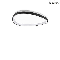 ceiling luminaire GEMINI 61 DALI controllable IP20, black dimmable