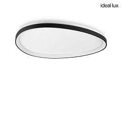 ceiling luminaire GEMINI 81 DALI controllable IP20, black dimmable