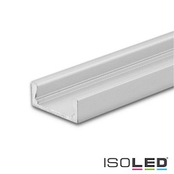 LED surface mount profile MINI-AB10, aluminium, height 0.6cm / length 200cm, anodized aluminium