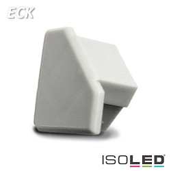 Zubehr fr Profil ECK10 - Endkappe, Silber, geschlossen
