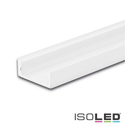 LED surface mount profile MINI-AB10, aluminium, height 0.6cm / length 200cm, white RAL 9010