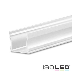 LED surface mount profile PURE12 S, aluminium, 200cm, white RAL 9010