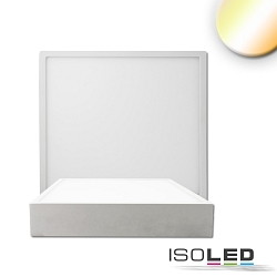 LED Deckenleuchte PRO, eckig, 170mm, 15W, ColorSwitch 2700|3000|4000K, IP20, dimmbar, wei