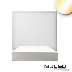 LED Deckenleuchte PRO, eckig, 225mm, 24W, ColorSwitch 2700|3000|4000K, IP20, dimmbar, wei