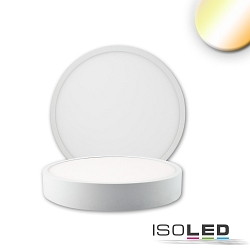 LED Deckenleuchte PRO, rund, 120mm, 8W, ColorSwitch 2700|3000|4000K, IP20, dimmbar, wei