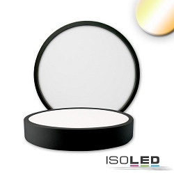 LED Deckenleuchte PRO, rund, 170mm, 15W, ColorSwitch 2700|3000|4000K, IP20, dimmbar, schwarz